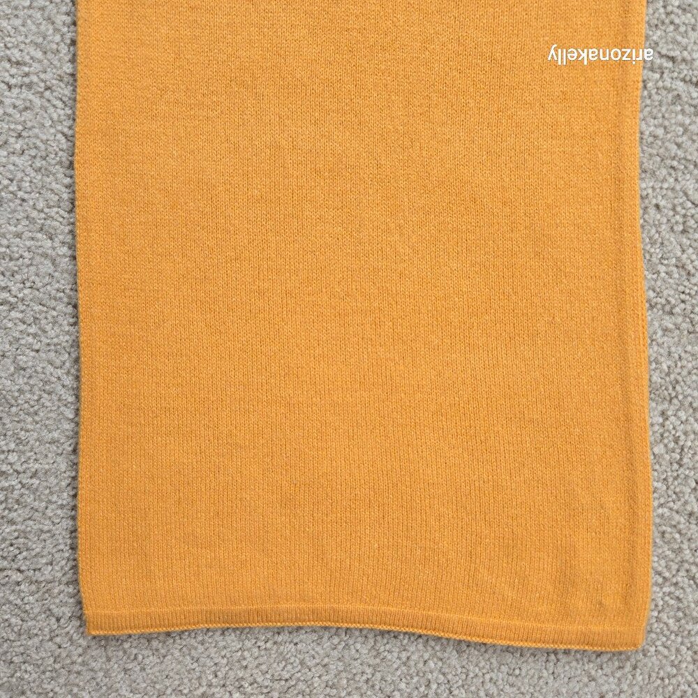NWOT Everlane Cashmere Scarf Yellow Marigold - Picture 6 of 12